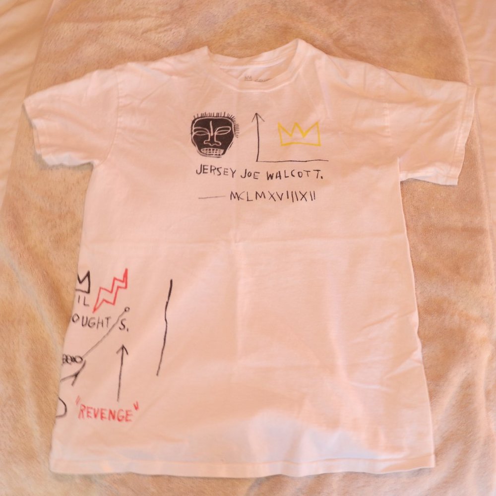 White BASQUIAT x RIPPLE Tee